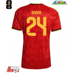 Bélgica Amadou Onana #24 Primera Equipación Mundial 2026 Manga Corta